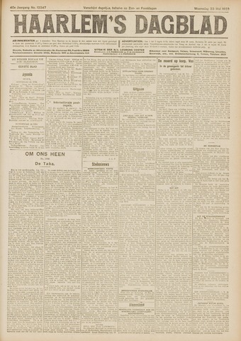Haarlem's Dagblad 1923-05-23