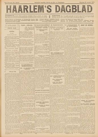 Haarlem's Dagblad 1927-01-25