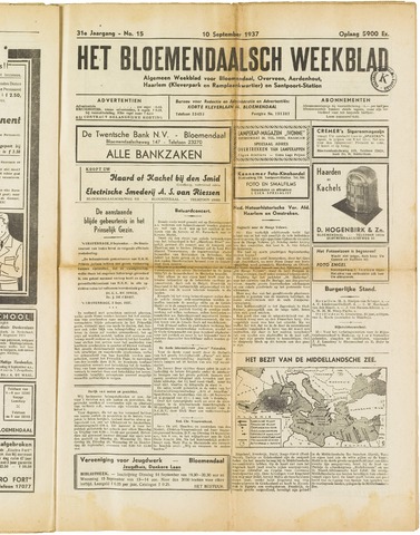 Het Bloemendaalsch Weekblad 1937-09-10