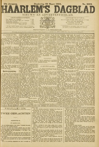 Haarlem's Dagblad 1893-03-23