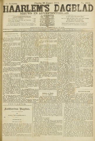 Haarlem's Dagblad 1891-01-20