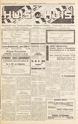 Weekblad Huis aan Huis 1936-12-11