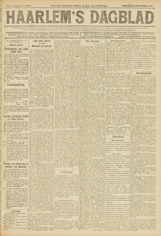 Haarlem's Dagblad 1917-09-18