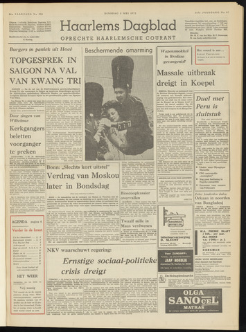 Haarlem's Dagblad 1972-05-02