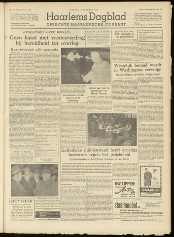 Haarlem's Dagblad 1961-10-17