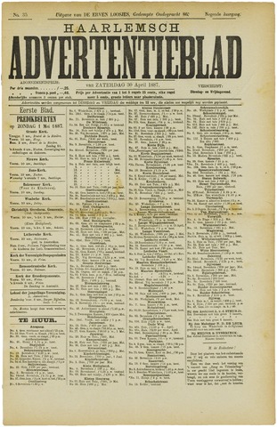 Haarlemsch Advertentieblad 1887-04-30