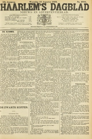 Haarlem's Dagblad 1892-08-10