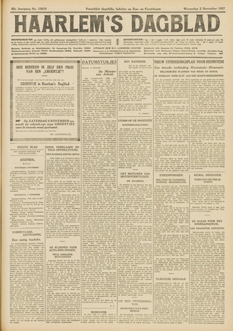 Haarlem's Dagblad 1927-11-02
