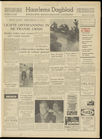 Haarlem's Dagblad 1968-06-01