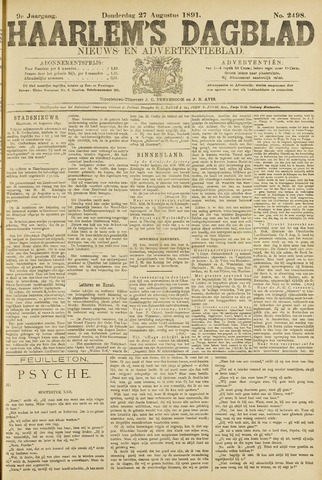 Haarlem's Dagblad 1891-08-27
