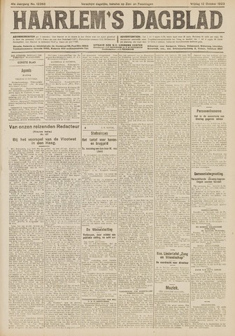 Haarlem's Dagblad 1923-10-12