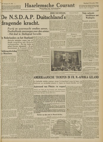 Haarlemsche Courant 1942-11-09