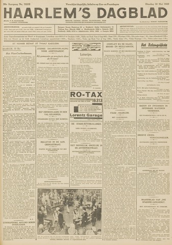 Haarlem's Dagblad 1933-05-30