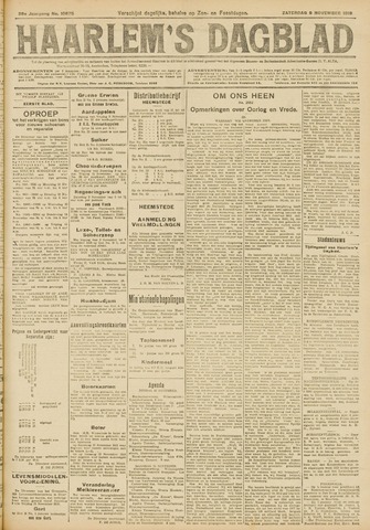 Haarlem's Dagblad 1918-11-09