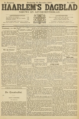 Haarlem's Dagblad 1887-12-15