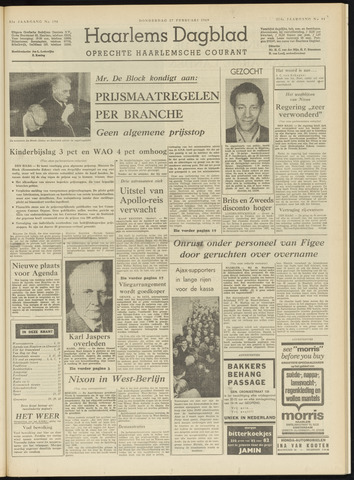 Haarlem's Dagblad 1969-02-27