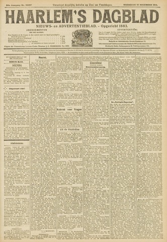 Haarlem's Dagblad 1916-11-15