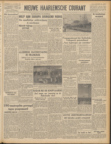 Nieuwe Haarlemsche Courant 1947-10-16