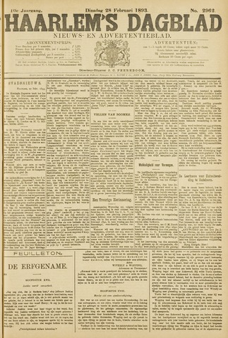 Haarlem's Dagblad 1893-02-28