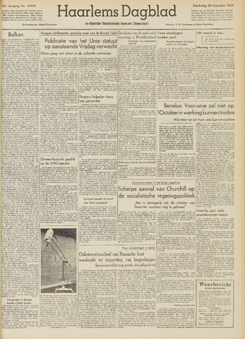 Haarlem's Dagblad 1949-09-29