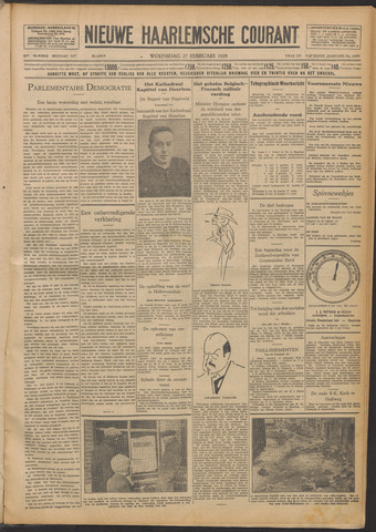 Nieuwe Haarlemsche Courant 1929-02-27