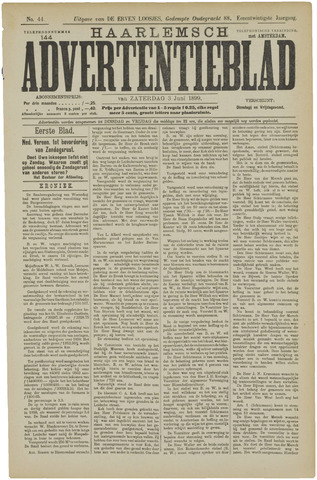Haarlemsch Advertentieblad 1899-06-03