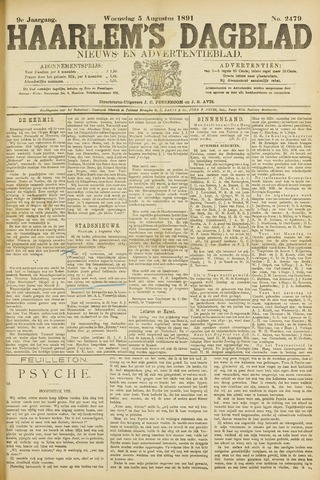 Haarlem's Dagblad 1891-08-05