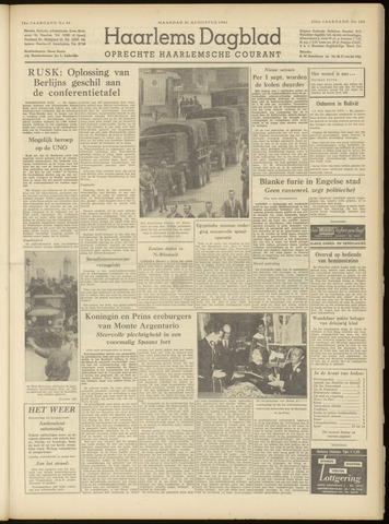 Haarlem's Dagblad 1961-08-21