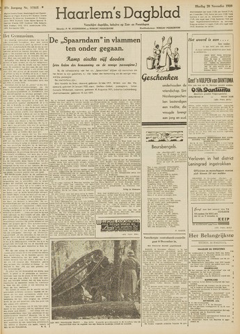 Haarlem's Dagblad 1939-11-28