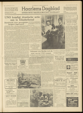 Haarlem's Dagblad 1961-09-16