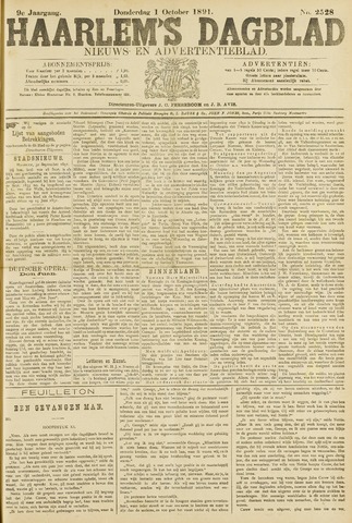Haarlem's Dagblad 1891-10-01