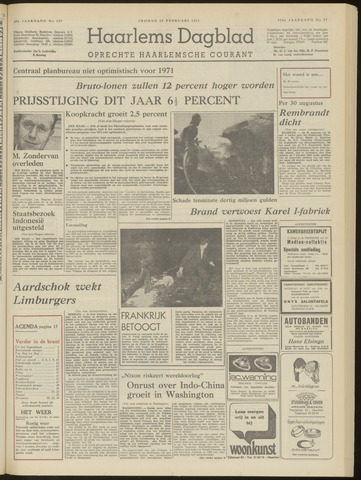 Haarlem's Dagblad 1971-02-19
