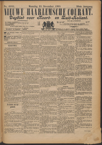 Nieuwe Haarlemsche Courant 1905-12-25