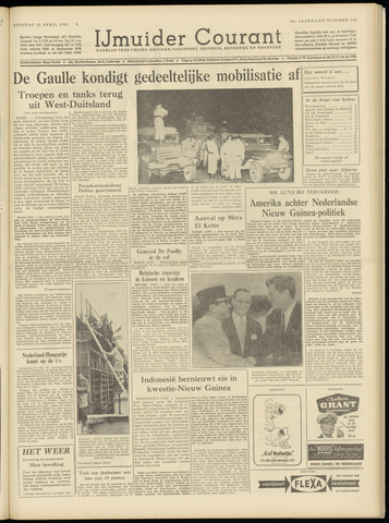 IJmuider Courant 1961-04-25