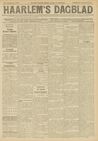 Haarlem's Dagblad 1917-08-09