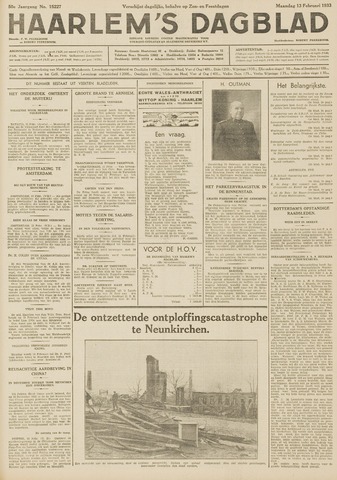 Haarlem's Dagblad 1933-02-13