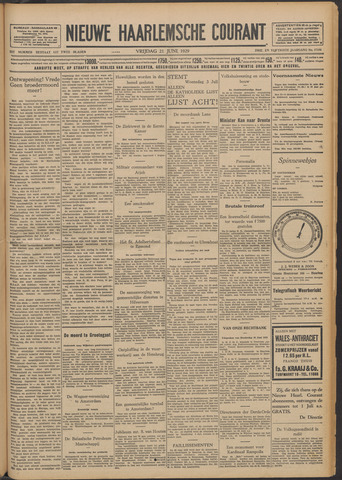 Nieuwe Haarlemsche Courant 1929-06-21