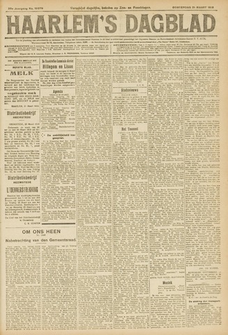 Haarlem's Dagblad 1918-03-21