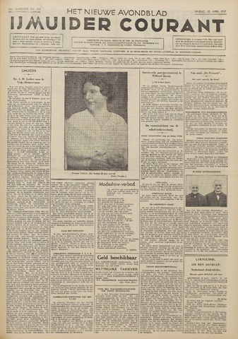 IJmuider Courant 1937-04-30