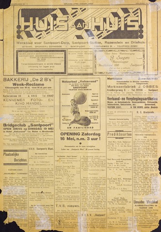 Weekblad Huis aan Huis 1936-05-15