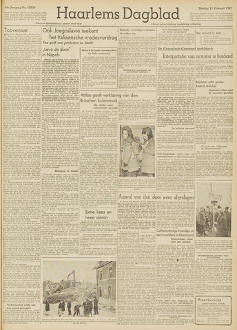 Haarlem's Dagblad 1947-02-11
