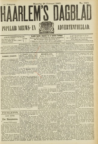 Haarlem's Dagblad 1887-02-28