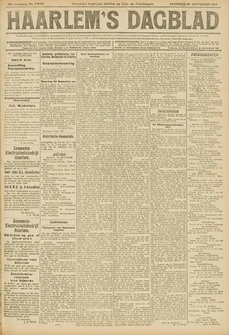 Haarlem's Dagblad 1917-09-22