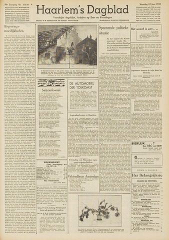 Haarlem's Dagblad 1939-06-12