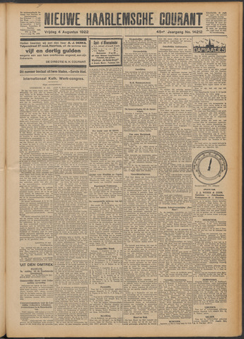 Nieuwe Haarlemsche Courant 1922-08-04