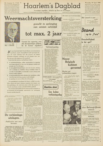 Haarlem's Dagblad 1939-04-19