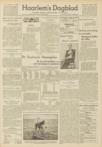 Haarlem's Dagblad 1939-08-21