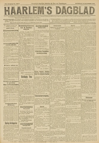 Haarlem's Dagblad 1918-12-14