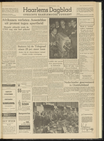 Haarlem's Dagblad 1963-09-21