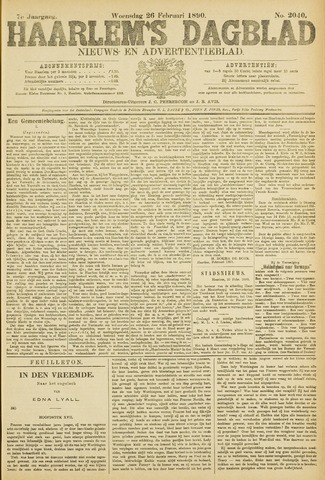 Haarlem's Dagblad 1890-02-26